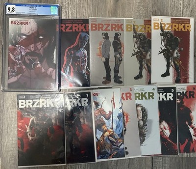 BRZRKR 1-6 1st Print, +Foil & Special Art Variants Keanu Reeves, BOOM! Studios