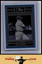 2023 Panini Three and Two #C-JT Joe Tinker Cubs Baseball Card EX #'d 24/50