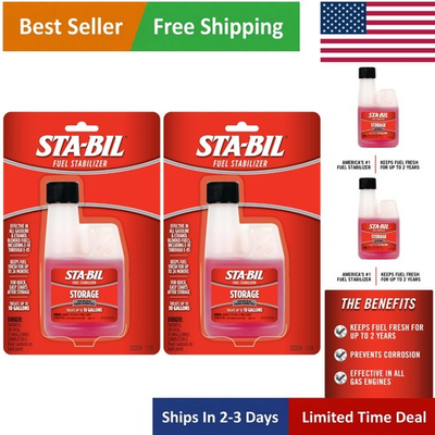 #ad Corrosion Preventing Fuel Stabilizer Easy Starts amp; Fresh Gasoline Pack of 2 $20.99