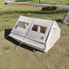 Camping Inflatable Tent for Family, PVC Skylight Air Tube, Camp Base Tents,