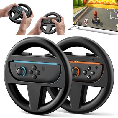 Switch 2 Lenkrad Twin Pack: Mario Kart & mehr   Schwarz, Joy-Con Zubehör