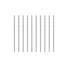 Image of 10 Pcs 0.75mm High Speed Steel Drill Bits, Fully Ground 30mm Length Drill Bit
