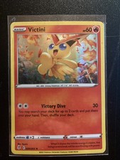 Pokémon TCG Evolving Skies 2021 Victini Holo Rare Card 20/203