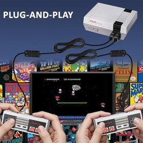 NES Classic Controller Extension Cable & SNES Power Cord - Compatible with Super