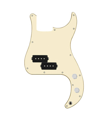 920D Custom  Precision Bass Loaded Pickguard, Drive (Hot), Aged White Pickgua...