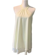 Tyche Ladies Light Green Sleeveless Top Blouse Sz Small