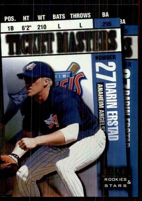 1998 Leaf Rookies & Stars Ticket Masters D.Erstad/T.Salmon 2481/2500 #18