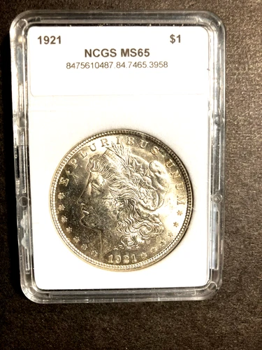 Stunning, 1921 Morgan Silver Dollar, MS65, Philadelphia Mint