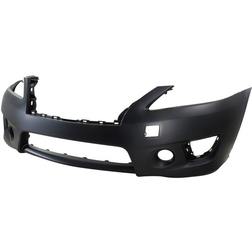 Primed Front Bumper Cover For 2013-2015 Nissan Sentra SR – With Fog Light Holes – Autoelements