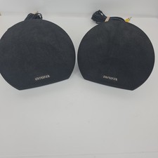 Aiwa Speaker System Pair SX-R275 40W Surround Sound Home Black 18' Wires