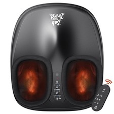 Foot Massager with Heat and Remote,FSA Eligible HSA Eligible, Shiatsu Deep Kn...