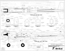 Top Flite Contender kit plan set