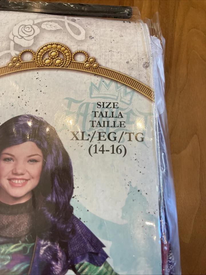 Disney Descendientes MAL Original Niñas PRESTIGIO Disfraz XL 14-16 Halloween NUEVO ✨ Foto 3 de 4