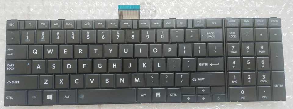 Toshiba Satellite C50 C55 C50-A C50D C50D-A C50T C55D/T C70 C75 Keyboard, Type B - Image 3 of 3