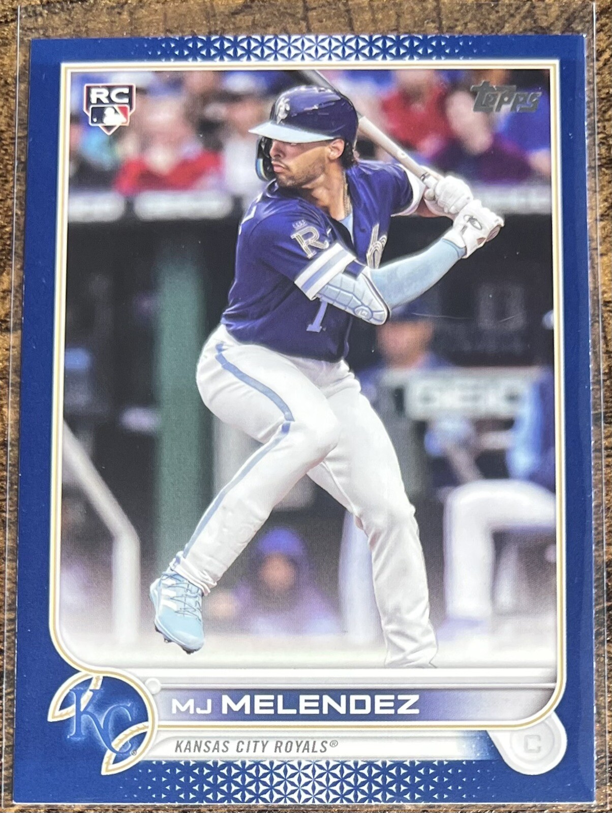 2022 Topps Update MJ Melendez Royal Blue Rookie #US223 Kansas City Royals
