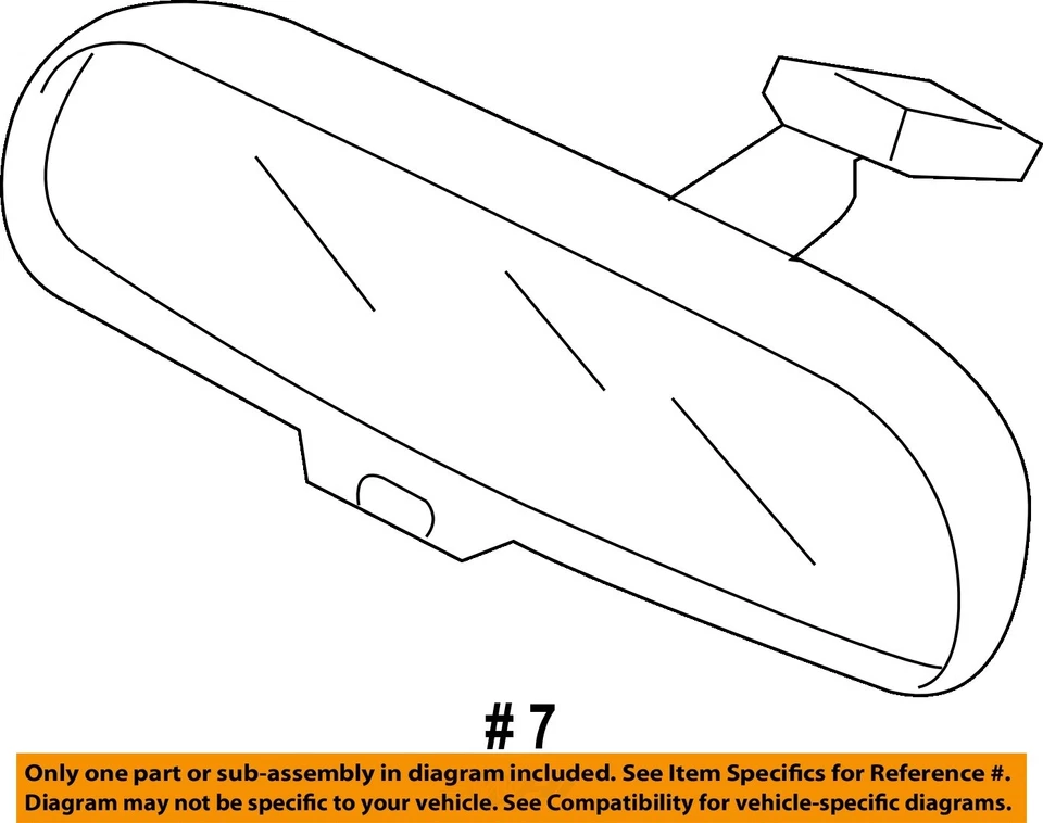 Espejo retrovisor interior delantero central usado se adapta a: Honda Insight 2010 centro delantero Foto 4 de 4