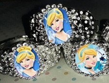 Cinderella Princess-3 Cuff Bracelets - Party Favor Birthday Toys Prizes Pinata