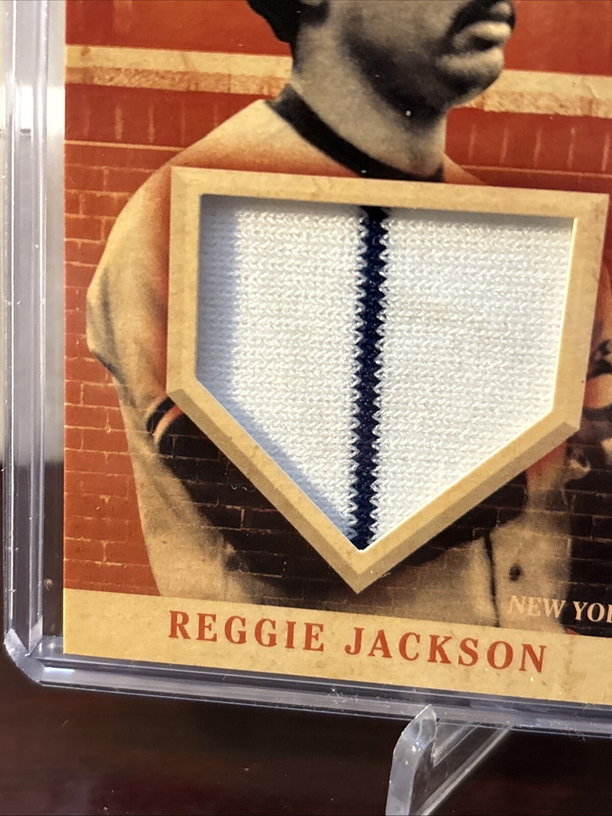 Maglia sporca 2013 America Pastime Reggie Jackson Lou Piniella #61 75 prima fila