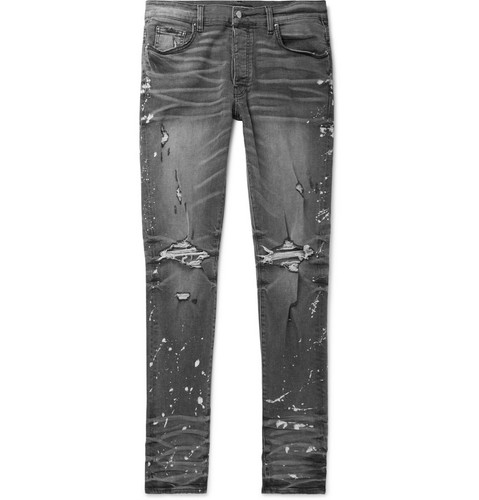 Amiri bleach splatter Thrasher Minus 