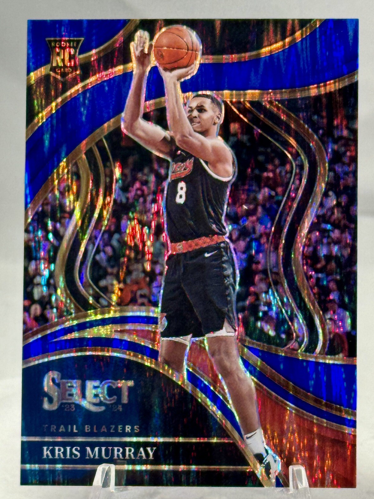 2023-24 Select Kris Murray RC Courtside Flash Blue Prizm #'d /99