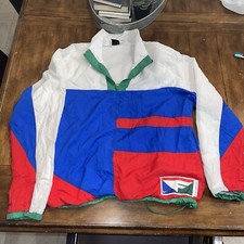 90's Style Nike The Flight Series Jordan MJ Air Jacket Retro Color Block Men's L