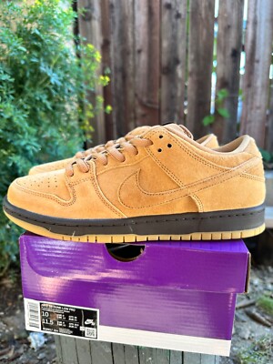 Size 10 - Nike Dunk Pro SB Low Wheat Mocha for sale online | eBay