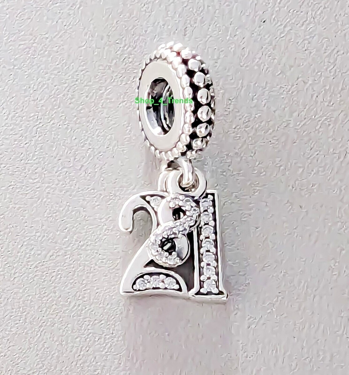 Charm 925 Pandora 21 Charm Sale 21st Birthday Charm Genuine 925
