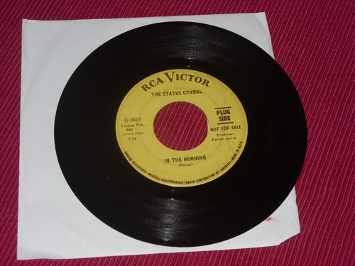 The Status Cymbal: In The Morning rare 1967 RCA Victor Promo 7" - Picture 2 of 3