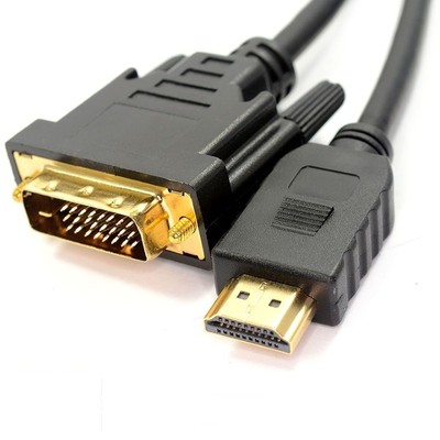 1m 2m 3m 5m Hdmi Male To Dvi D Male Cable Monitor Pc Laptop Tv Lcd Hdtv Lead Ebay