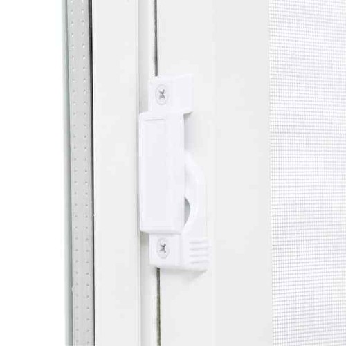 White 31.75 in. x 13.75 Inches Single Sliding Vinyl Window With Dual Pane Shed - Picture 4 of 7