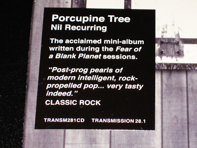 Nil Recurring by Porcupine Tree (CD, 2021) for sale online | eBay