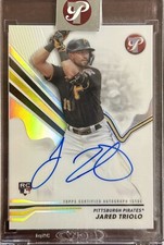 2024 Topps Pristine Jared Triolo Rookie Encased Refractor Auto #PA-JT Pirates