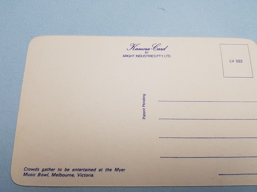 Myer Music Bowl Melbourne Victoria Australia Postcard - Picture 7 of 9