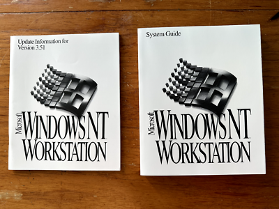 Windows NT Workstation 3.51 - Full Retail Box - CD version | eBay