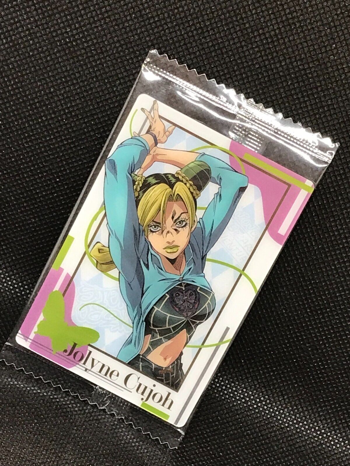 Jojo's Bizarre Adventure JOLYNE CUJOH No.01 Japanese Collectable Metallic  Card