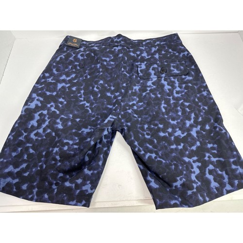 Good Man Brand Men Small Navy Black Shorts Chino Stretch Drawstring NEW - Picture 6 of 11