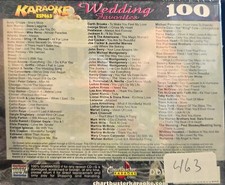 463 WEDDINGS   6 DISC CHARTBUSTER  KARAOKE  LOT MI LAST