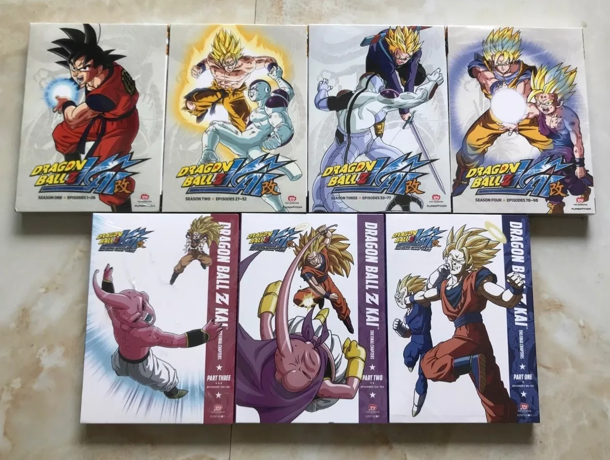 DRAGON BALL Z KAI Complete Series Season 1-7 Episodes 1-167 DVD Brand New &  Seal