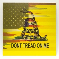 Infused Kydex Don't Tread On Me USA Yellow Print 7.5" X 7.5" Sheet FREE SHIPPING