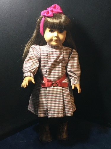 CHIUDI-Vintage Pleasant Company, bambola Samantha, ragazza americana 18" - Foto 8 di 12