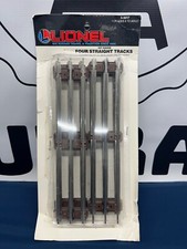 Lionel O-27 Gauge 8 3/4  Straight Tracks Pack of 4 6-5017