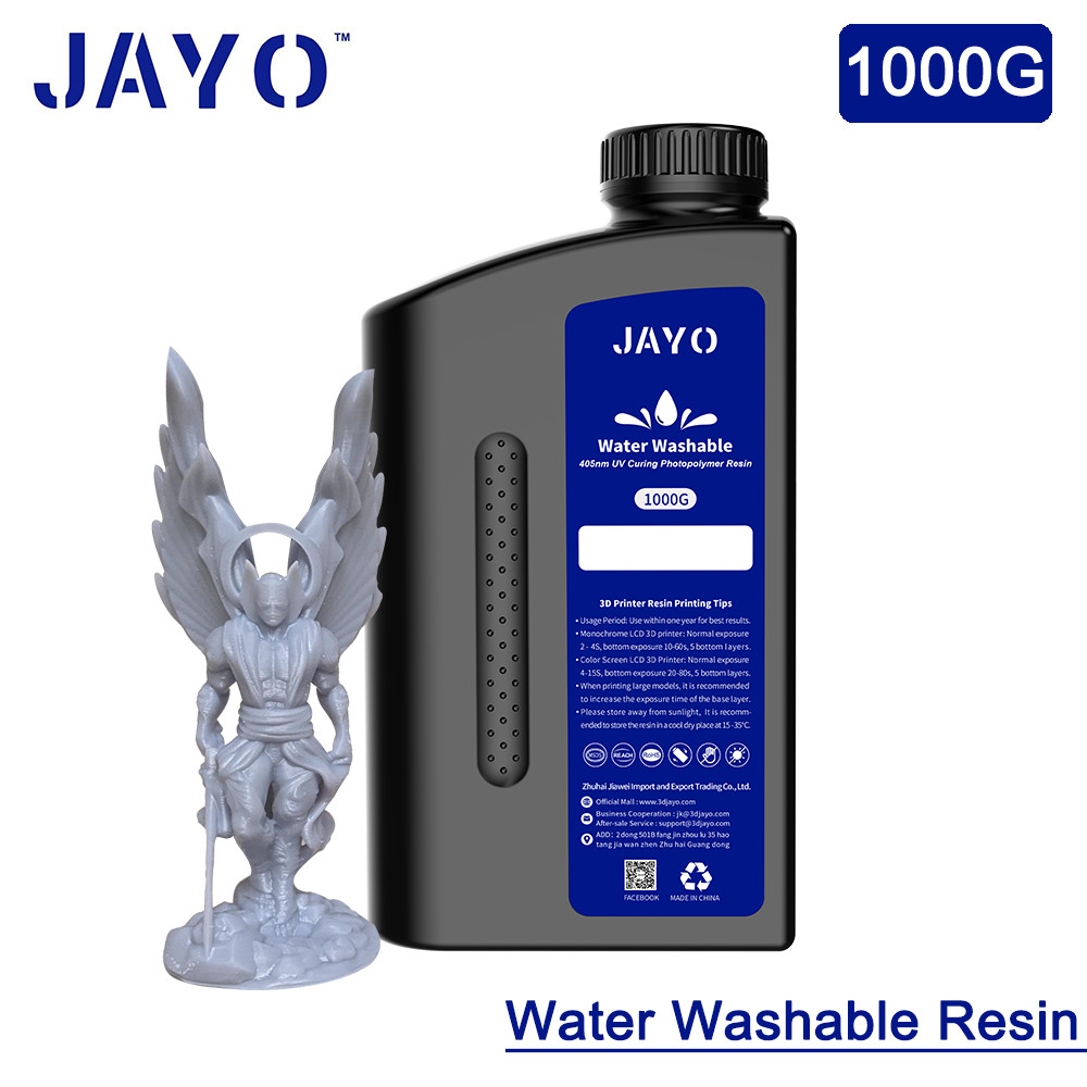 JAYO 3D Drucker Harz Standard/Water Washable/ABS-Like/Nylon-Like Resin 1KG 405nm