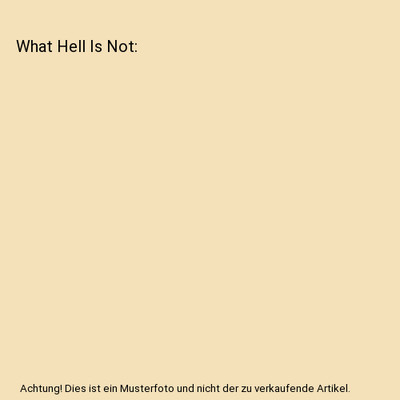 What Hell Is Not, Alessandro D'Avenia