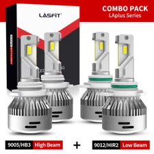 Lasfit 9005 9012 LED Projector Headlights Bulbs For 2013-2015 Ram 1500 2500 3500