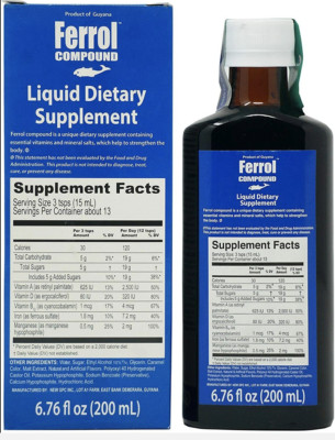 Ferrol Compound Dietary Supplement 6.76oz (200ml) 