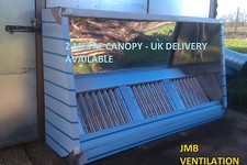 commercial kitchen extraction canopy  2000 x 1200with baffle grease filters