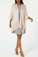 Cejon Metallic Pointelle-Border Evening Wrap For Women $48