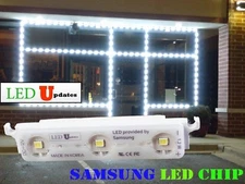 LEDUPDATES STOREFRONT WINDOW SAMSUNG LED LIGHT BRIGHTEST WHITE WITH UL POWER