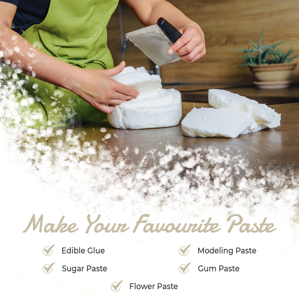 PURE CMC,Tylo Tylose Powder,Glue For Food,Frosting Sugar Mass E466 - View #6