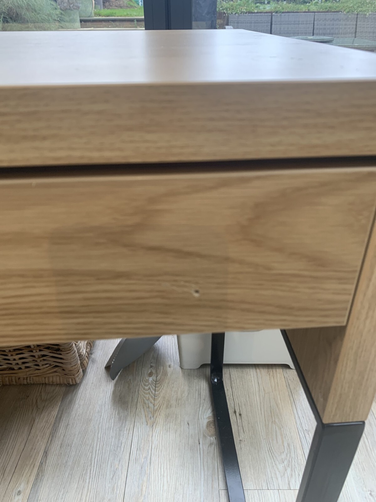 IKEA Micke Desk Oak Effect eBay